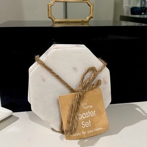 Brand new Marble drink coasters. Set of 4